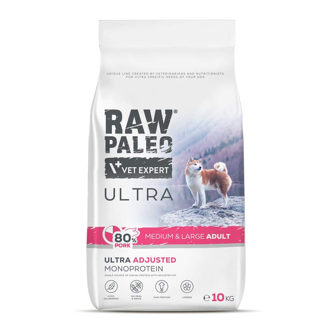 Raw Paleo Ultra Pork Medium&Large Adult 10kg — zdjęcie 1 z 3