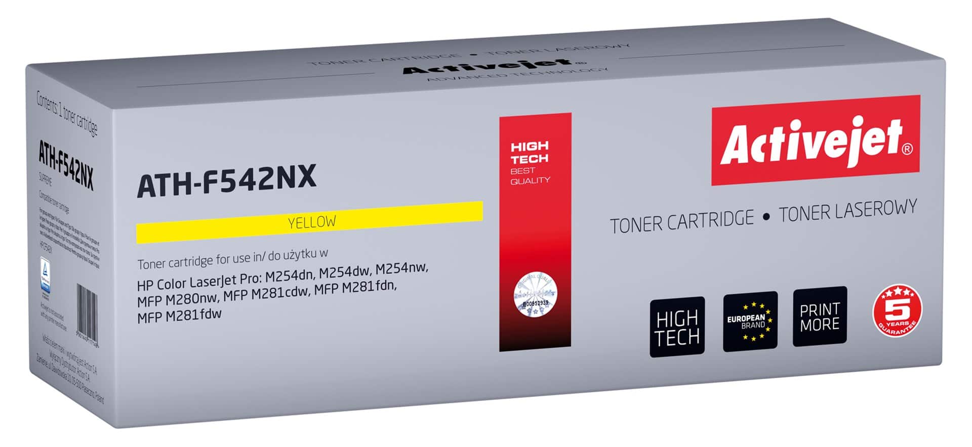 Activejet ATH-F542NX Toner, 2500 stron, ööltowy