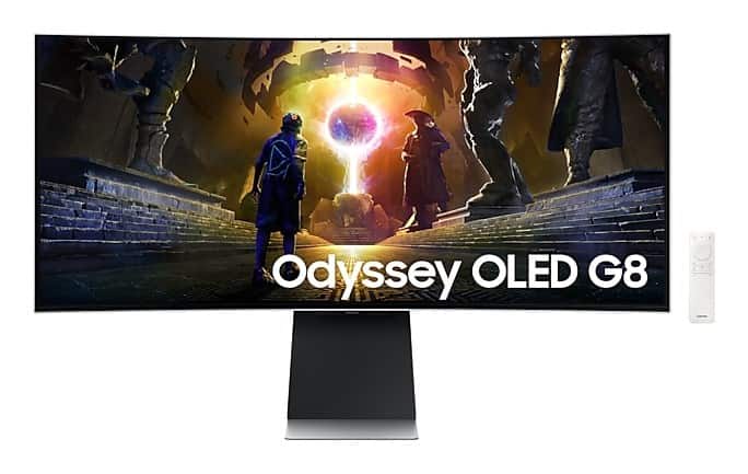 MONITOR SAMSUNG ODYSSEY G8 OLED 34" LS34DG850SUXDU 175Hz — zdjęcie 1 z 8