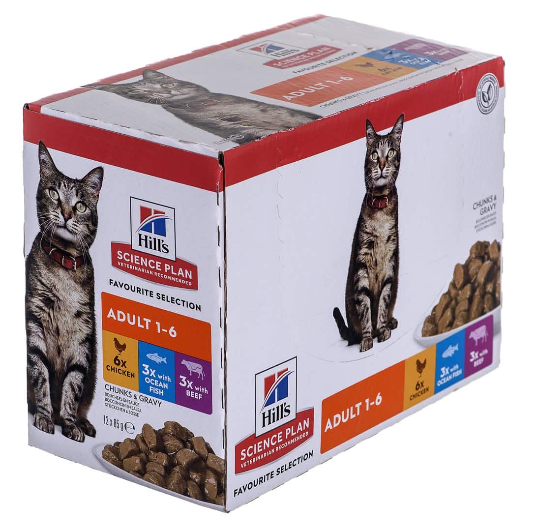 HILL'S Feline Adult Multipack Classic - saszetka 12x85g — zdjęcie 1 z 2