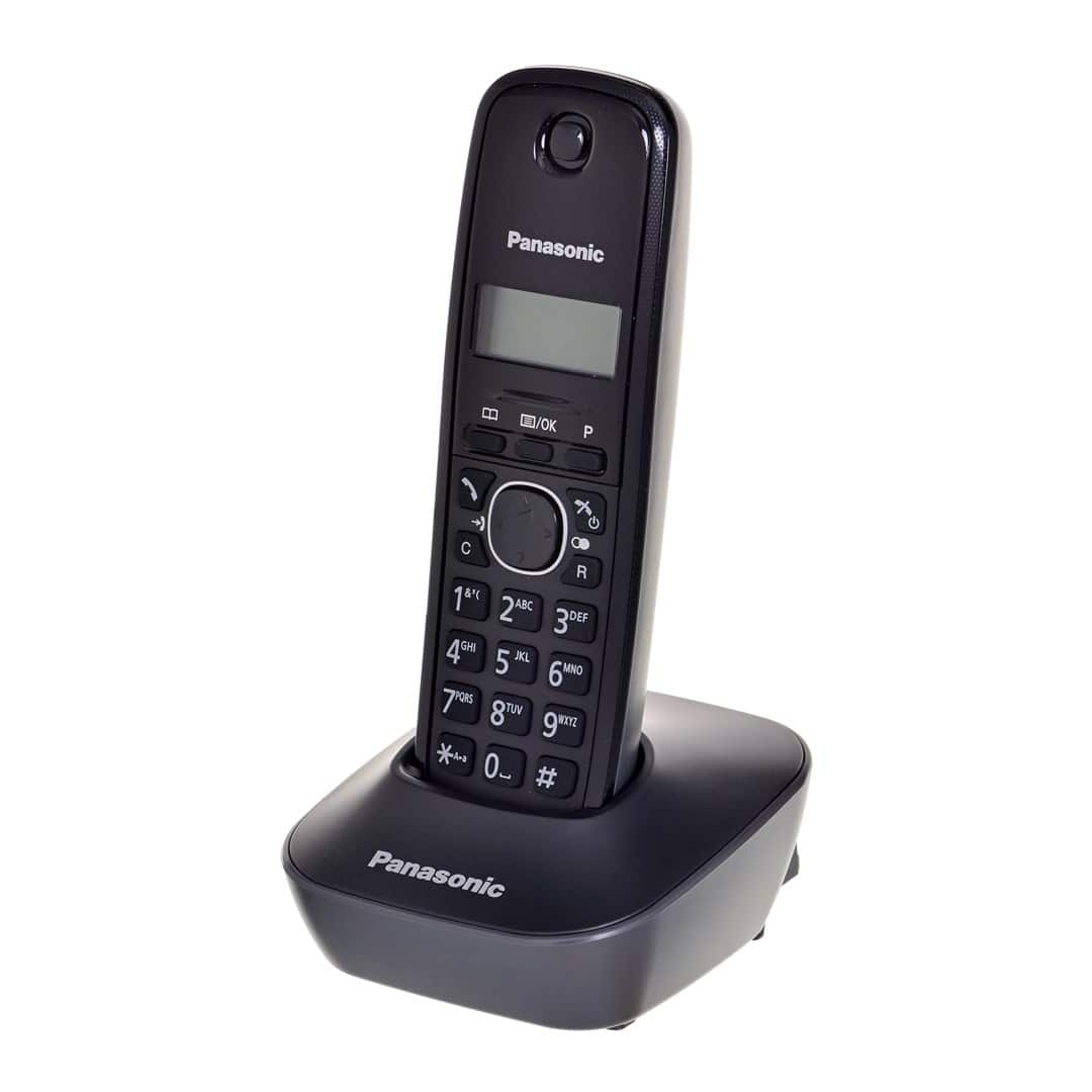 Telefon bezprzewodowy Panasonic KX-TG 1611 PDH Czarny — zdjęcie 1 z 8