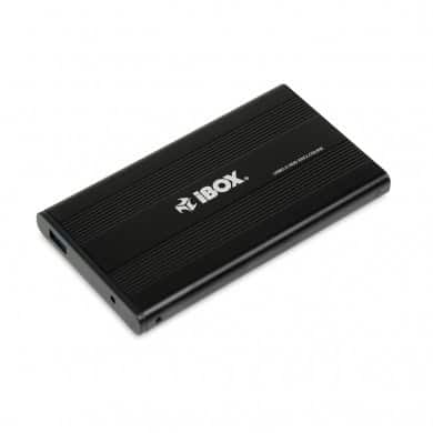Obudowa IBOX HD-02 ZEW. 2,5" USB 3.0 IEU3F02 (2.5"; USB 3.0; Aluminium; kolor czarny) — zdjęcie 1 z 5