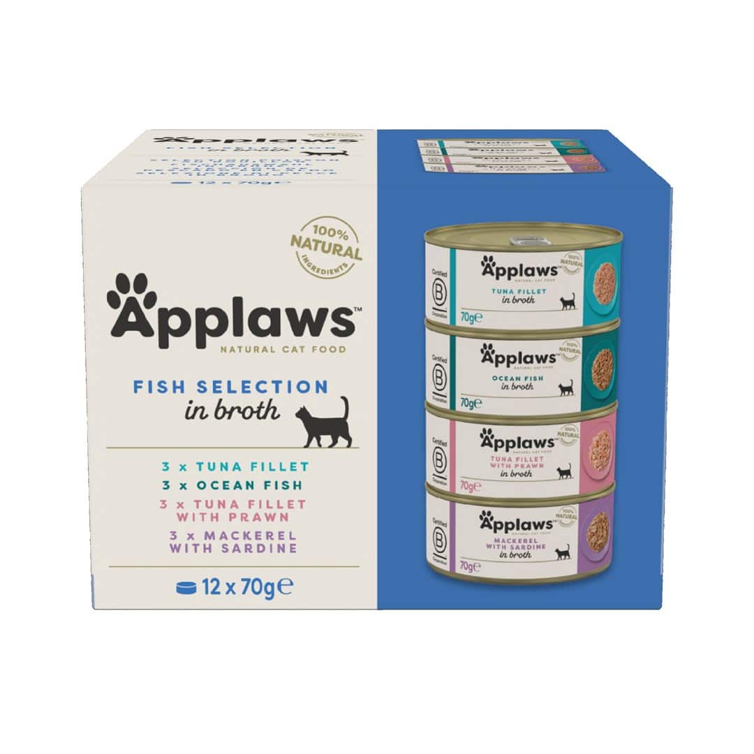 Applaws Cat Tin Multipack Fish Collection 12x70g — zdjęcie 1 z 3