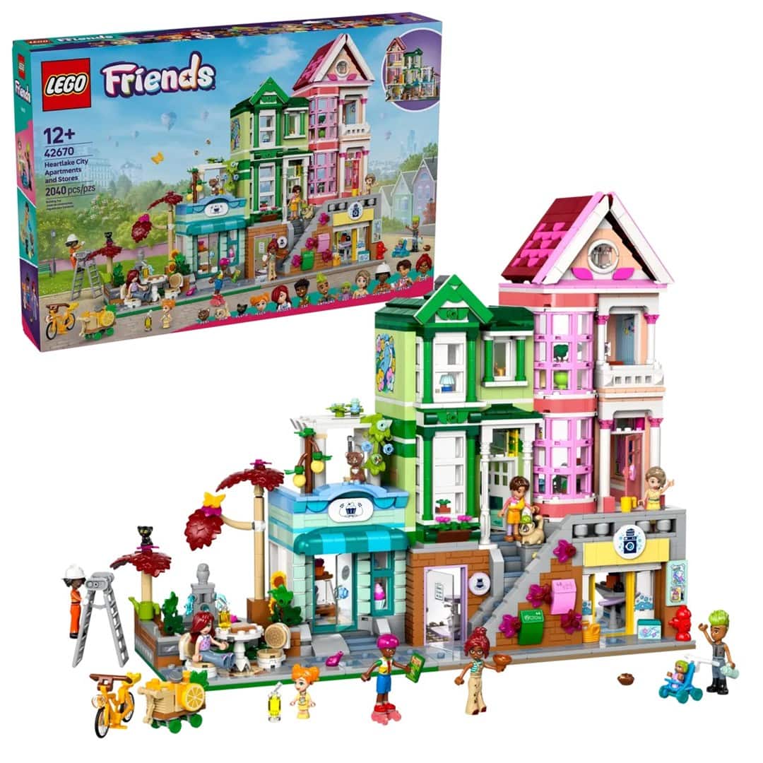 LEGO Friends 42670 - Mieszkania i sklepy w Heartlake — zdjęcie 1 z 8