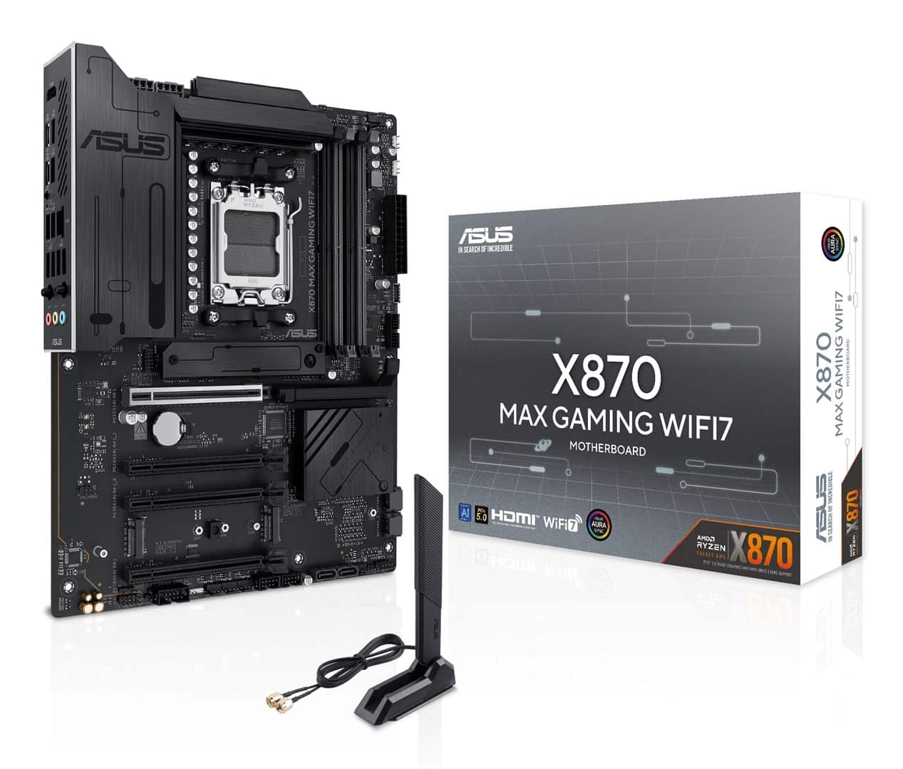 Płyta główna Asus X870 MAX GAMING WIFI7 Socket AM5 — zdjęcie 1 z 8