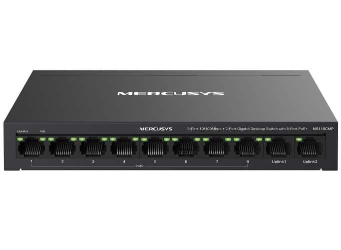 Switch Mercusys MS110CMP do Montażu na Ścianie