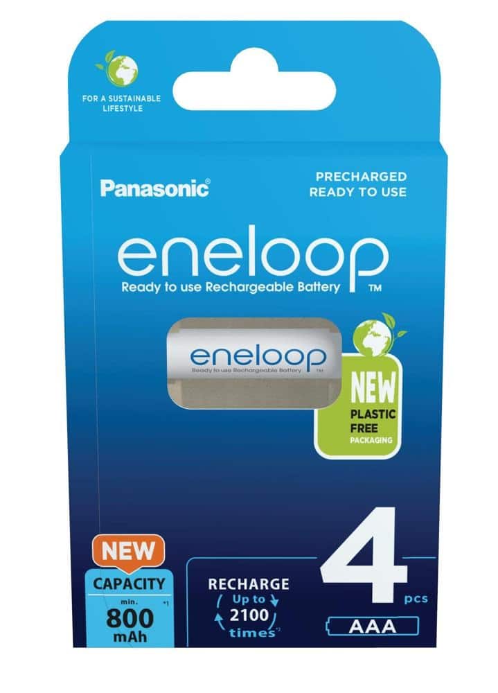 PANASONIC ENELOOP AAA 800 mAh 4 szt — zdjęcie 1 z 3