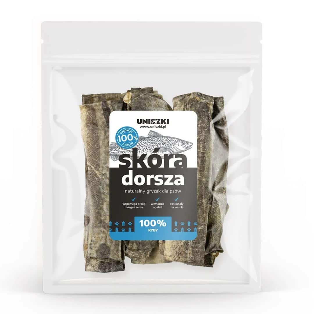 UNISZKI Skóra dorsza 100g — zdjęcie 1 z 2
