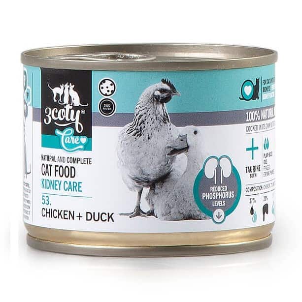 3Coty CHICKEN/DUCK Care with sensitive kidneys 180g — zdjęcie 1 z 5