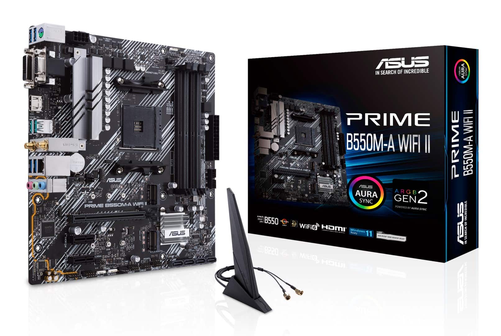 Płyta główna ASUS PRIME B550M-A WIFI II — zdjęcie 1 z 7