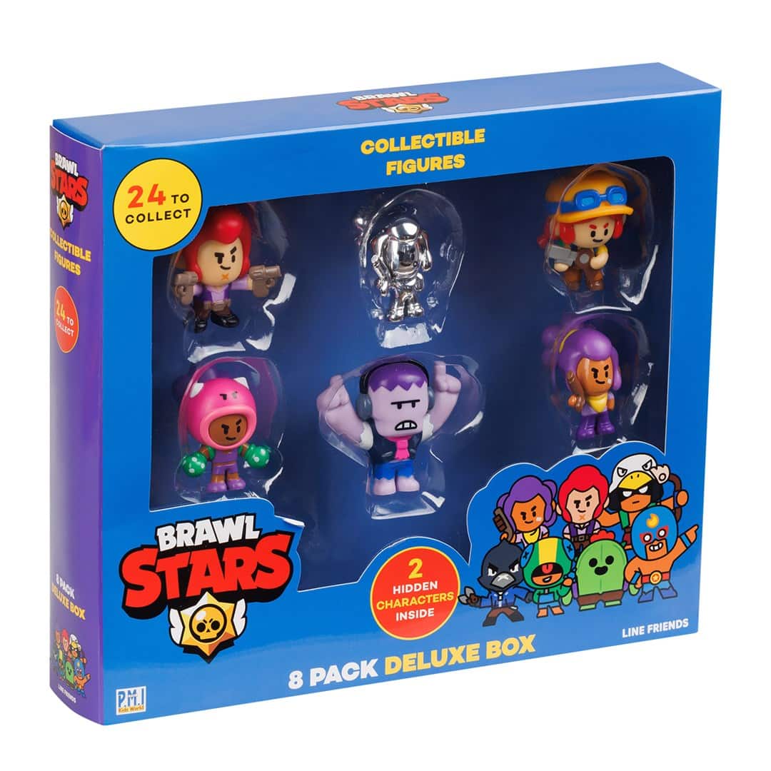 BRAWL STARS S1 FIGURES - 8 PACK DELUXE BOX — zdjęcie 1 z 8