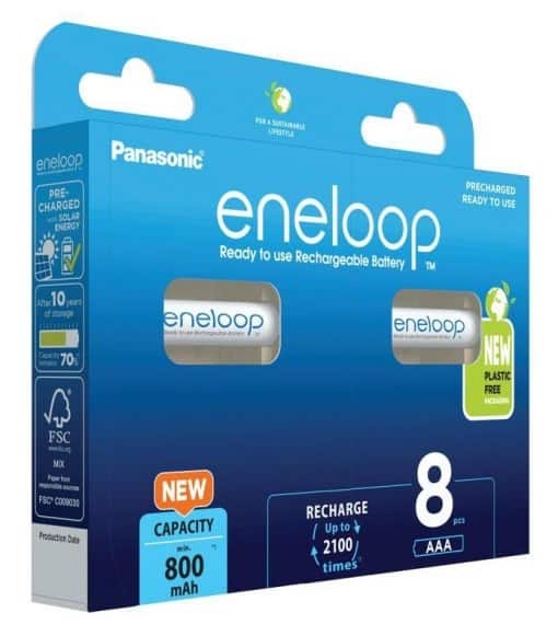PANASONIC ENELOOP AAA 800 mAh 8 szt — zdjęcie 1 z 4