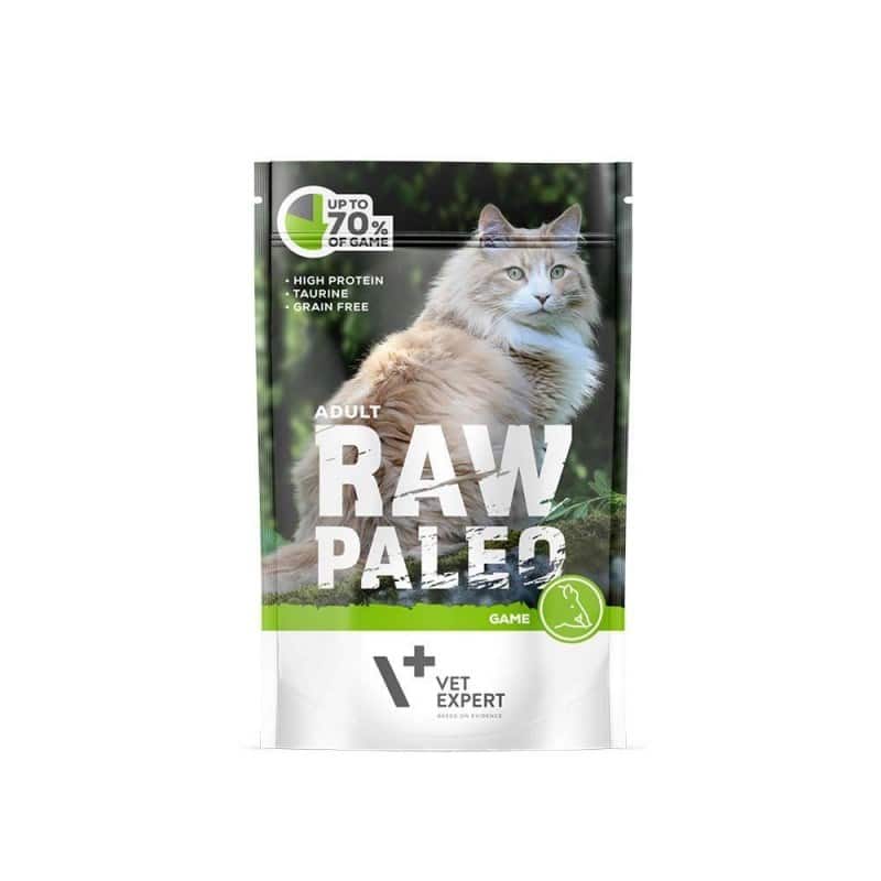 VetExpert Raw Paleo adult cat - Dzik saszetka 100g — zdjęcie 1 z 3