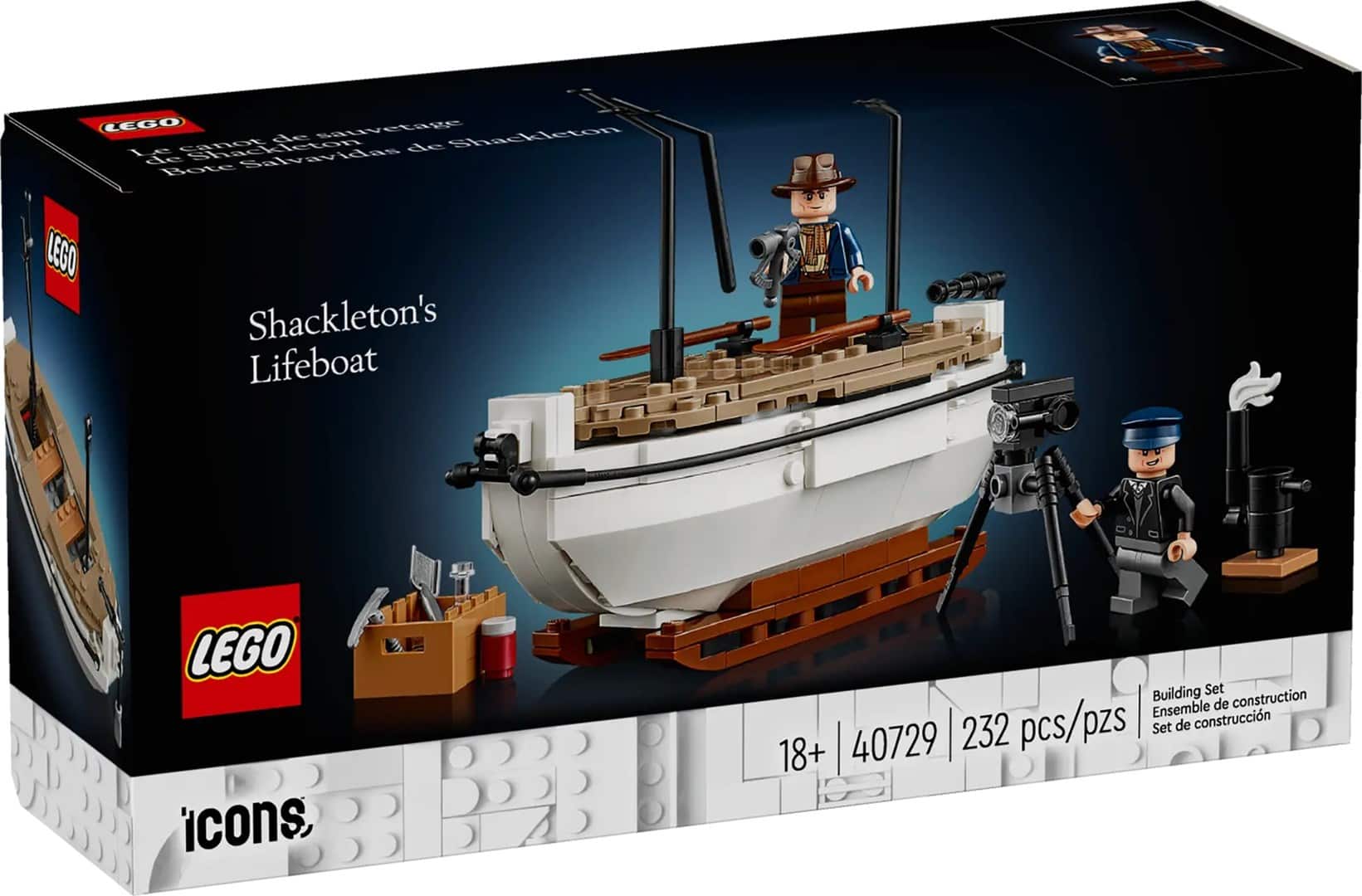 LEGO Icons 40729 - Szalupa Shackletona — zdjęcie 1 z 4