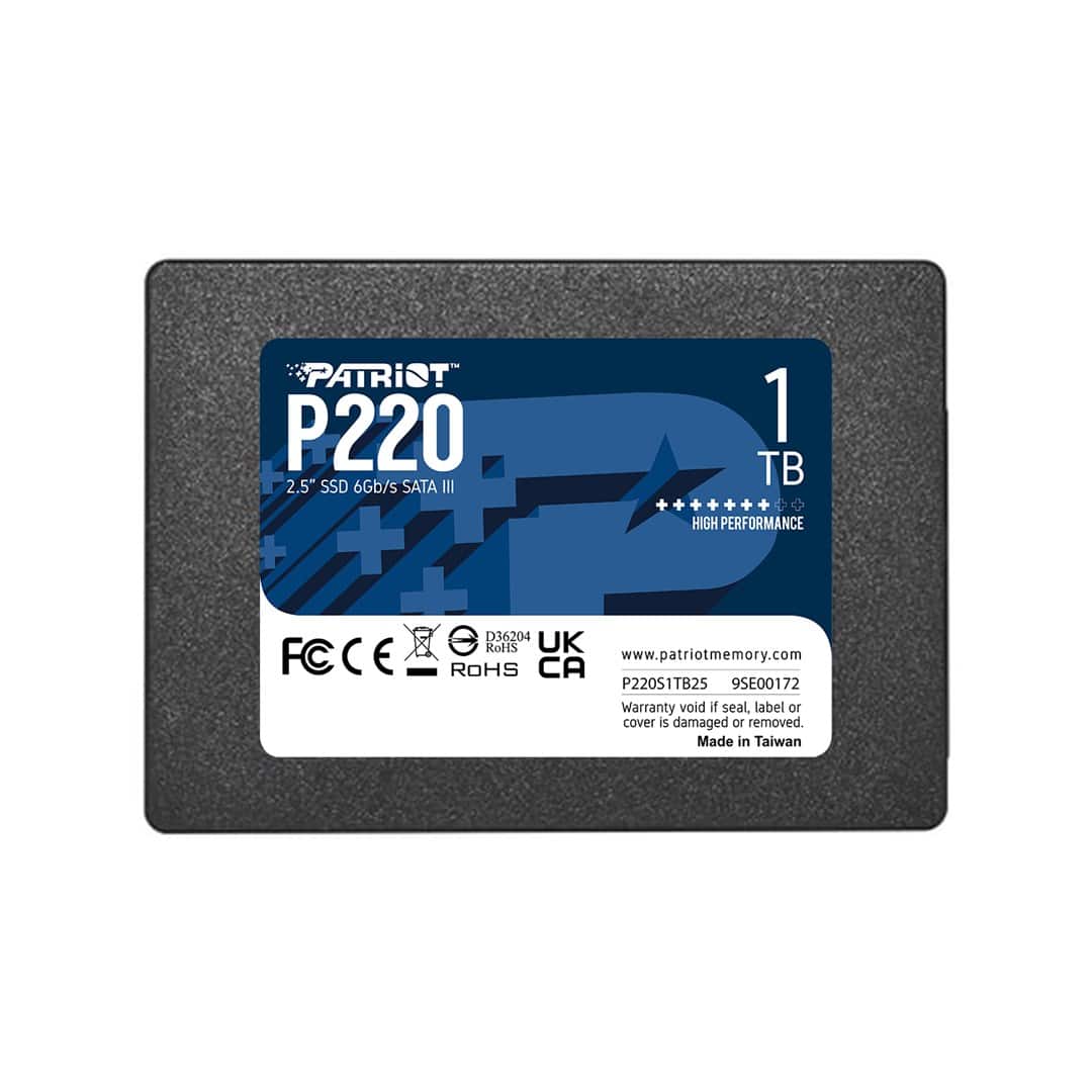 SSD PATRIOT P220 1TB SATA 2,5" — zdjęcie 1 z 5