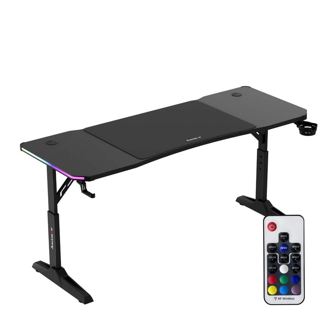Biurko gamingowe Huzaro Hero 4.6 RGB Black — zdjęcie 1 z 8