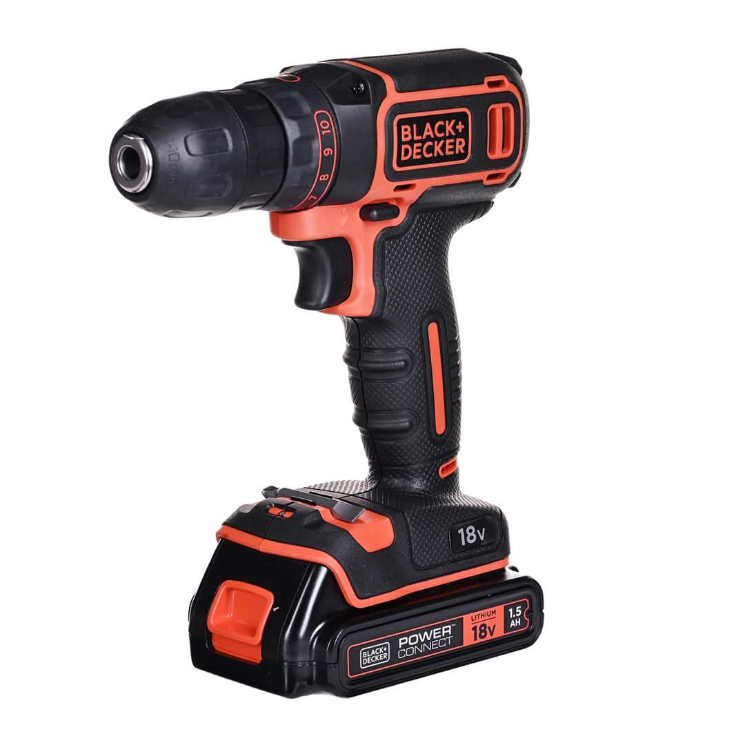 Wiertarko-wkrętarka aku 18V BDCDC18B BLACK+DECKER — zdjęcie 1 z 8