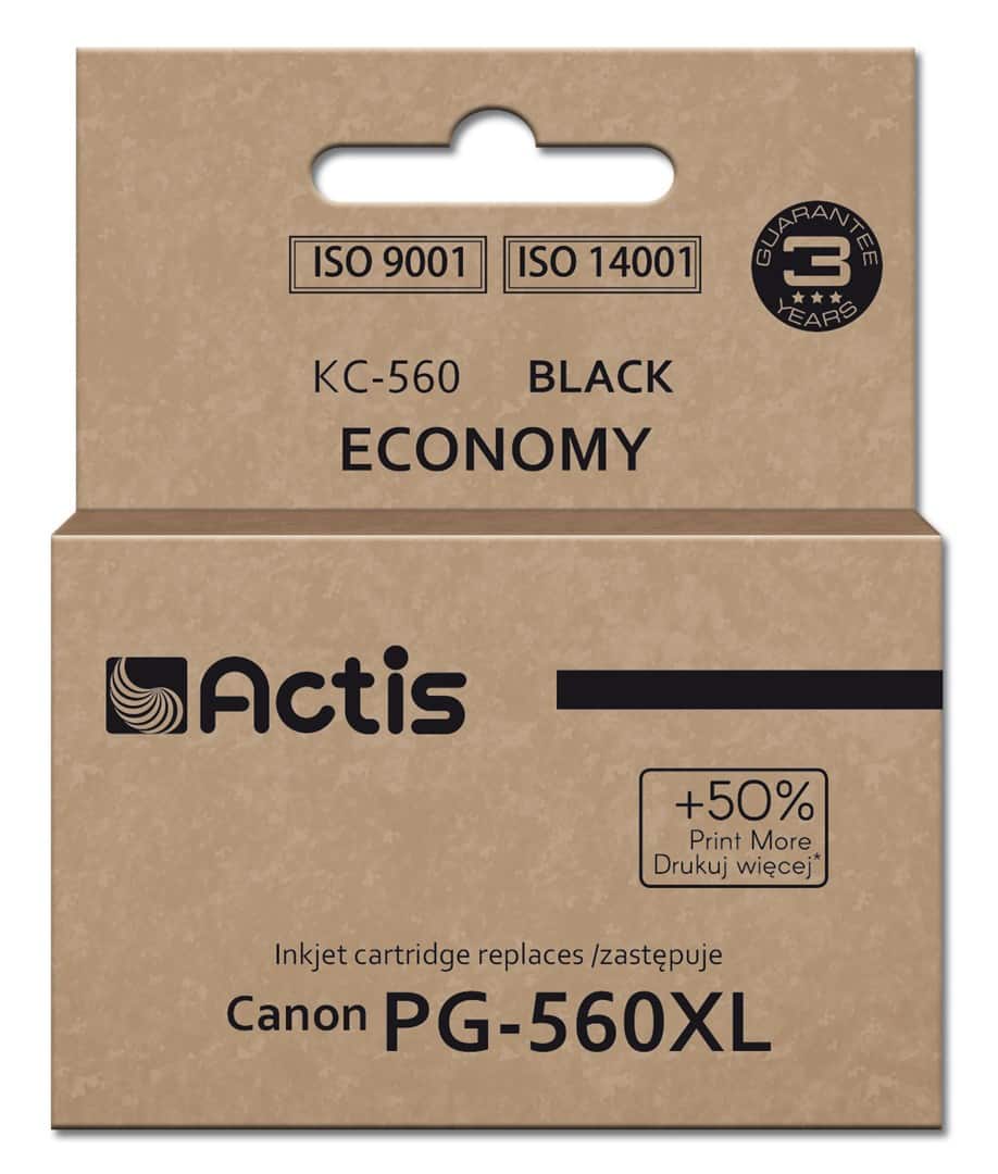 Actis KC-560 Tusz Zamiennik Canon PG-560XL CZARNY 22ml — zdjęcie 1 z 2