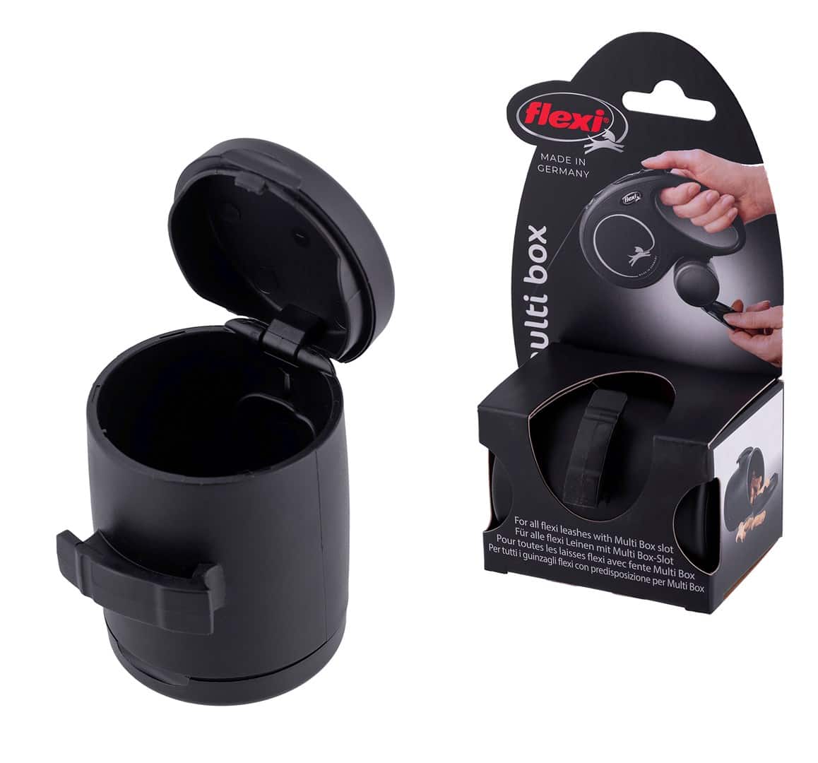 Pojemnik flexi Vario Multi Box - pojemnik na karmę lub woreczki, kolor czarny — zdjęcie 1 z 8