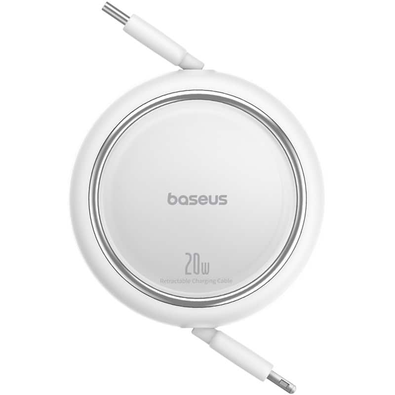 Kabel Baseus Free2Pull 20W 1m (biały) — zdjęcie 1 z 8