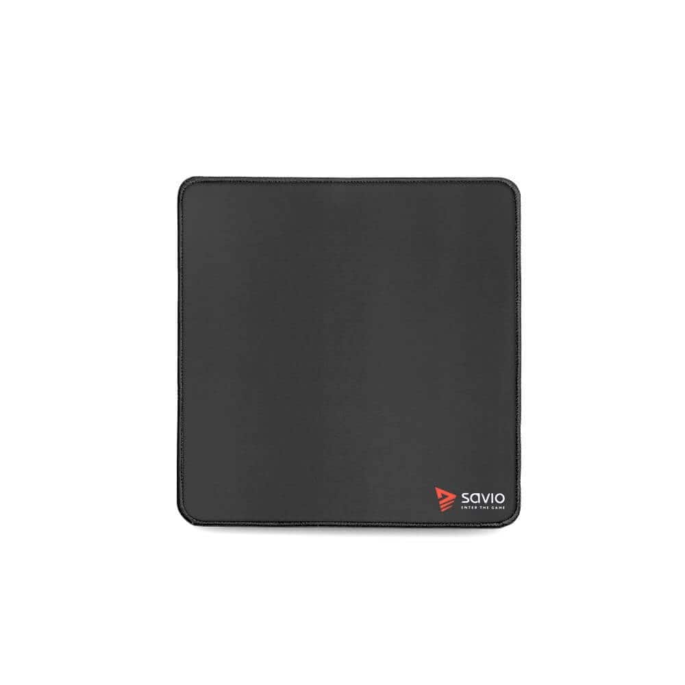 SAVIO GAMING MOUSE PAD 250x250x2mm, Black Edition — zdjęcie 1 z 3