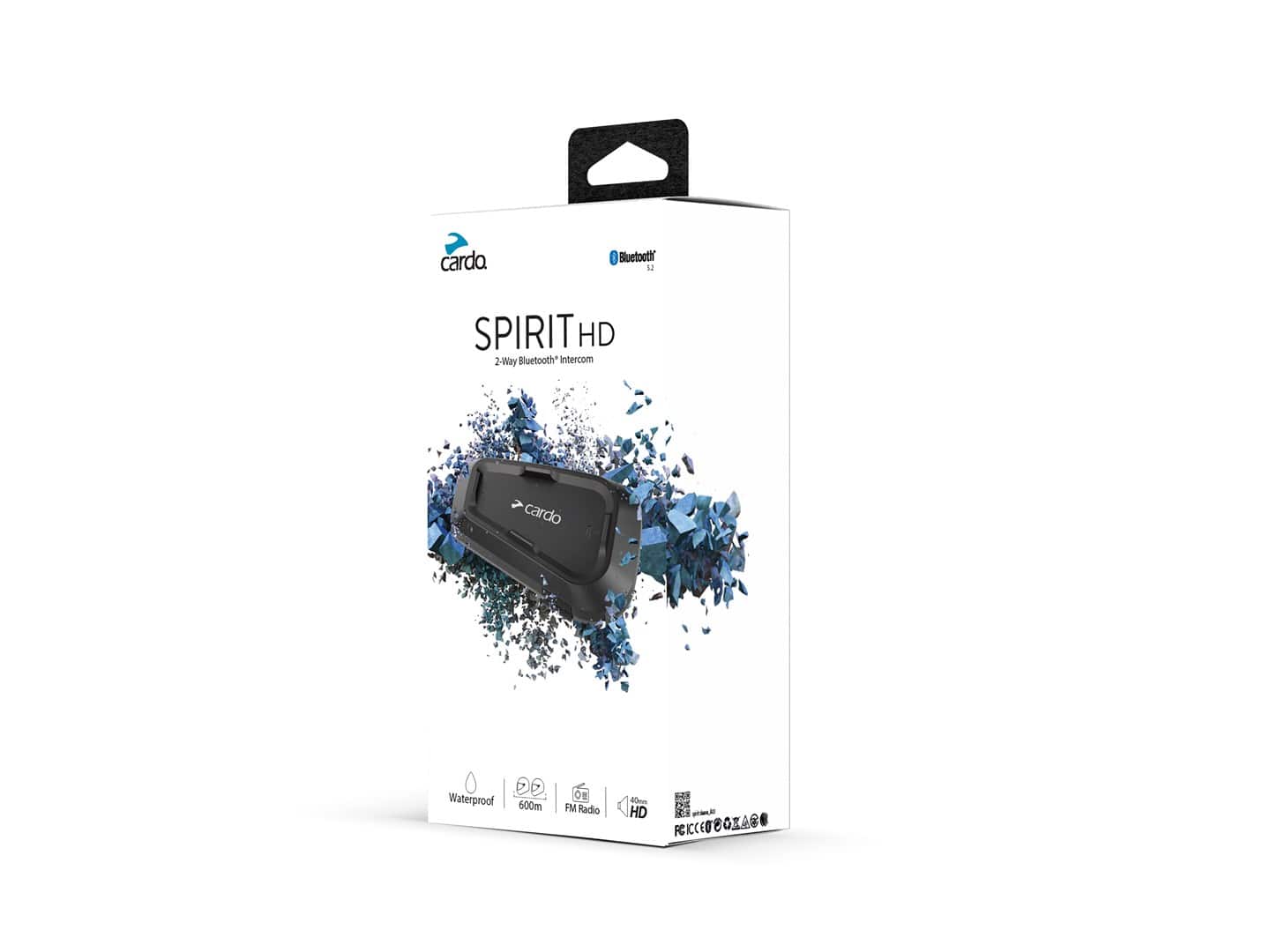 CARDO SPIRIT HD SINGLE Interkom motocyklowy — zdjęcie 1 z 4