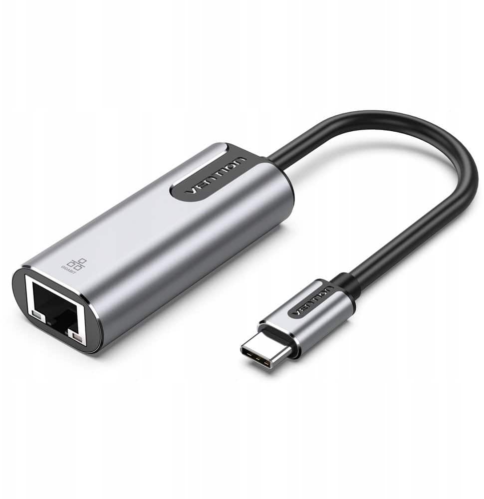 Adapter Gigabit Ethernet Vention USB-C — zdjęcie 1 z 5