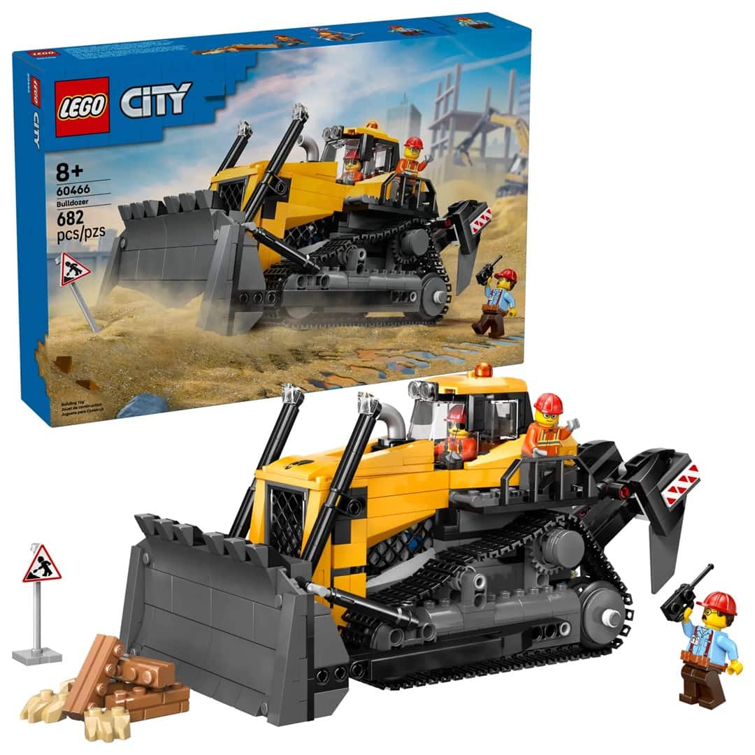 LEGO City 60466 - Żółty buldożer z ładowarką — zdjęcie 1 z 8