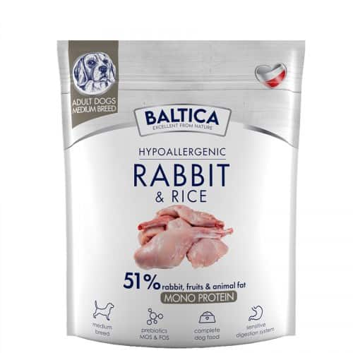 BALTICA NUTRACEUTIC Hypoallergenic Rabbit & Rice M 1kg — zdjęcie 1 z 2