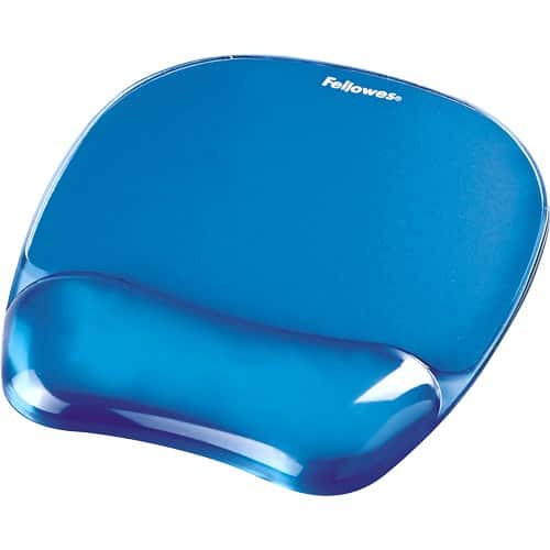 Fellowes CRYSTAL Podkładka Pod Mysz i Nadgarstek Niebieska — zdjęcie 1 z 5