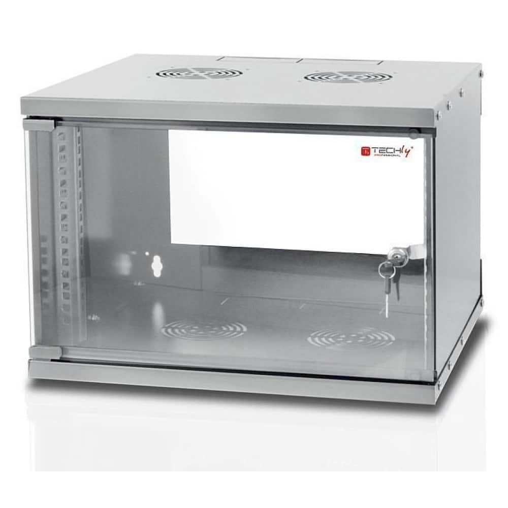 TECHLY SZAFKA WISZĄCA ECO 19 6U/450MM ZMONTOWANA SZARA 022229 — zdjęcie 1 z 7