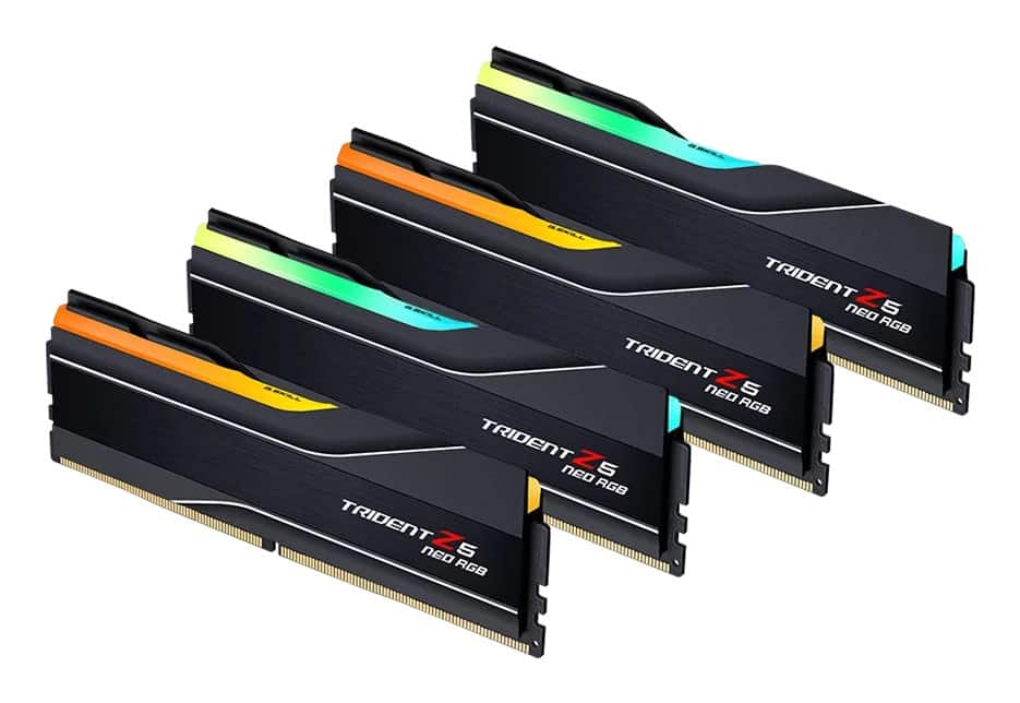 G.SKILL TRIDENT NEO AMD RGB DDR5 4x64GB 6000MHz CL32 — zdjęcie 1 z 8