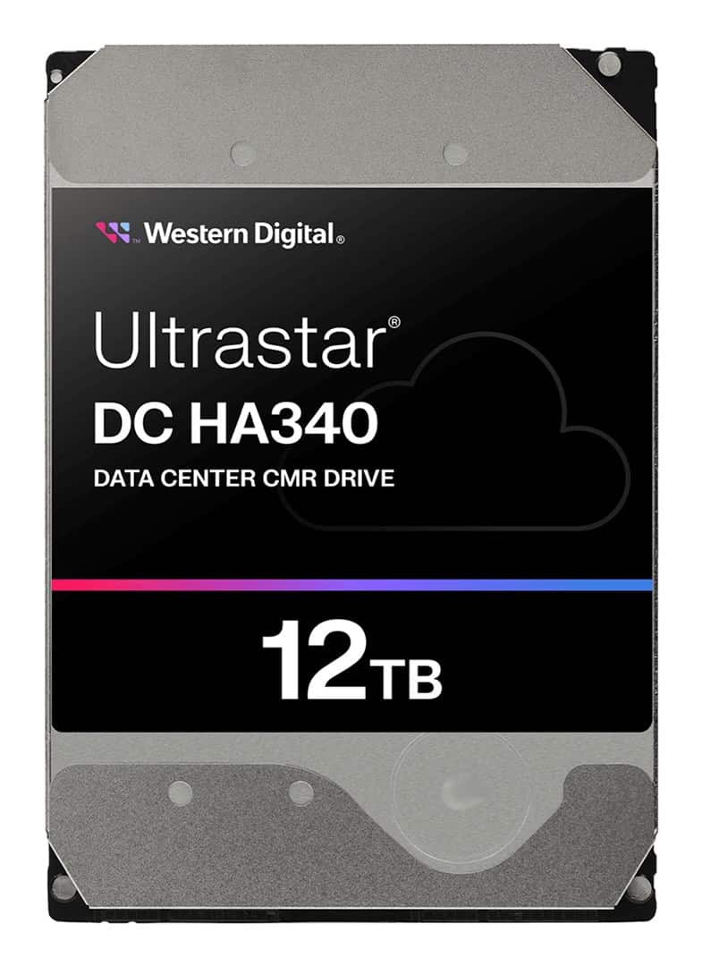 Dysk serwerowy HDD Western Digital Ultrastar DC HA340 WUS721212BLE6L4 (12 TB; 3.5"; SATA) — zdjęcie 1 z 3