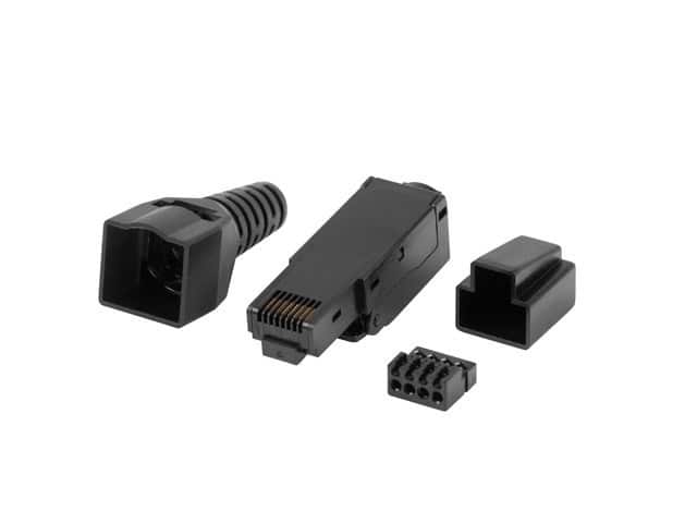 LANBERG WTYK SIECIOWY BEZNARZĘDZIOWY RJ45 KAT.6 UTP — zdjęcie 1 z 3
