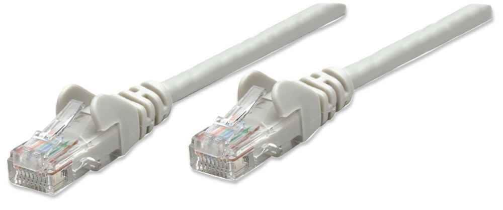 INTELLINET PATCHCORD CAT6 UTP 1M SZARY 100% MIEDZ — zdjęcie 1 z 4