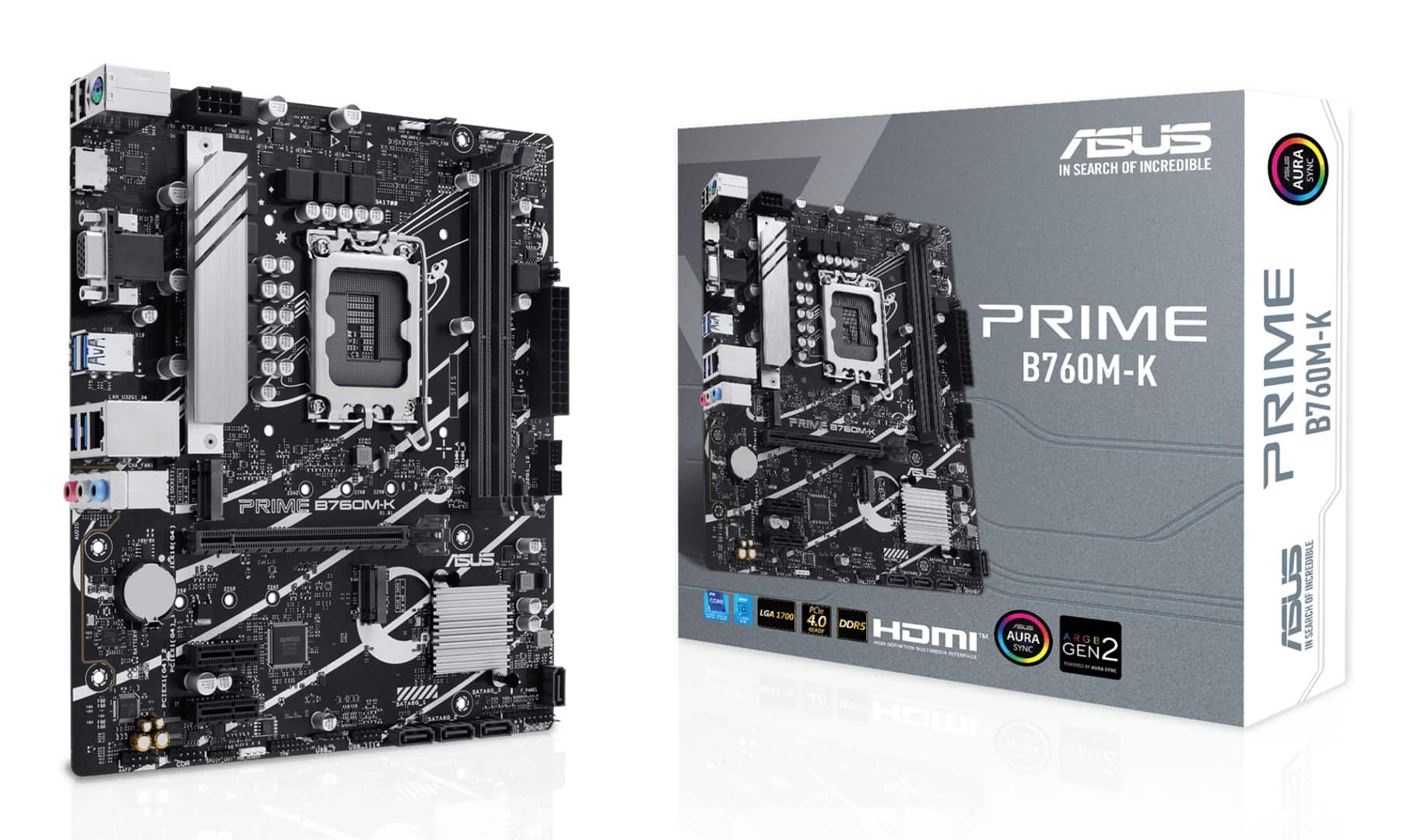 Płyta główna ASUS PRIME B760M-K Socket 1700 — zdjęcie 1 z 7