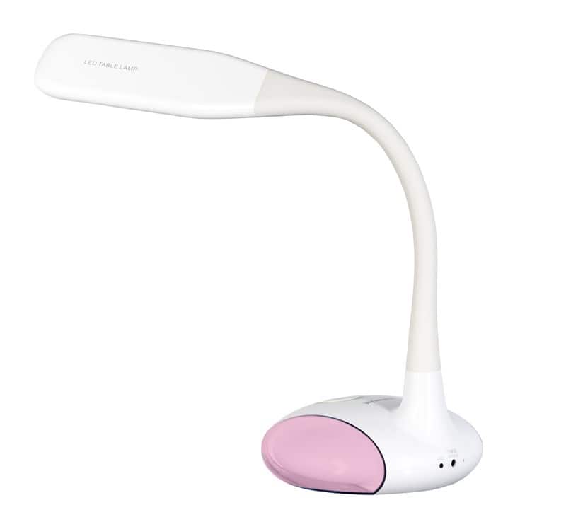 Nowoczesna lampka na biurko wielokolorowa RGB LED Activejet VENUS RGB biała z funkcją oświetlenia nocnego — zdjęcie 1 z 8