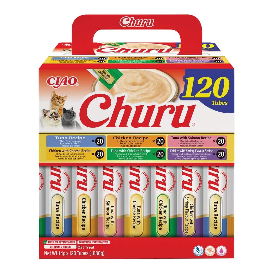 INABA CAT CHURU 120P CHICKEN&TUNE 120x14g — zdjęcie 1 z 4