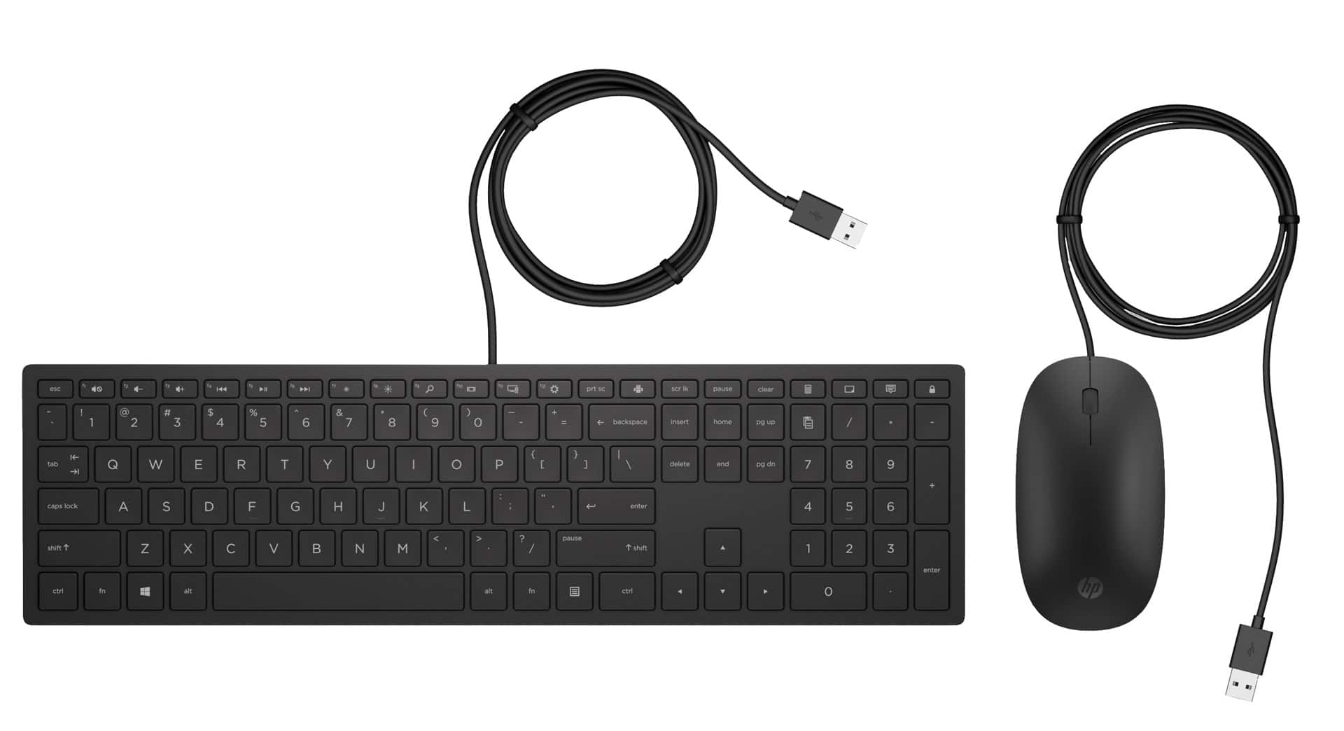 Zestaw klawiatura + mysz HP Pavilion Wired Keyboard and Mouse 400 Combo czarne 4CE97AA — zdjęcie 1 z 2