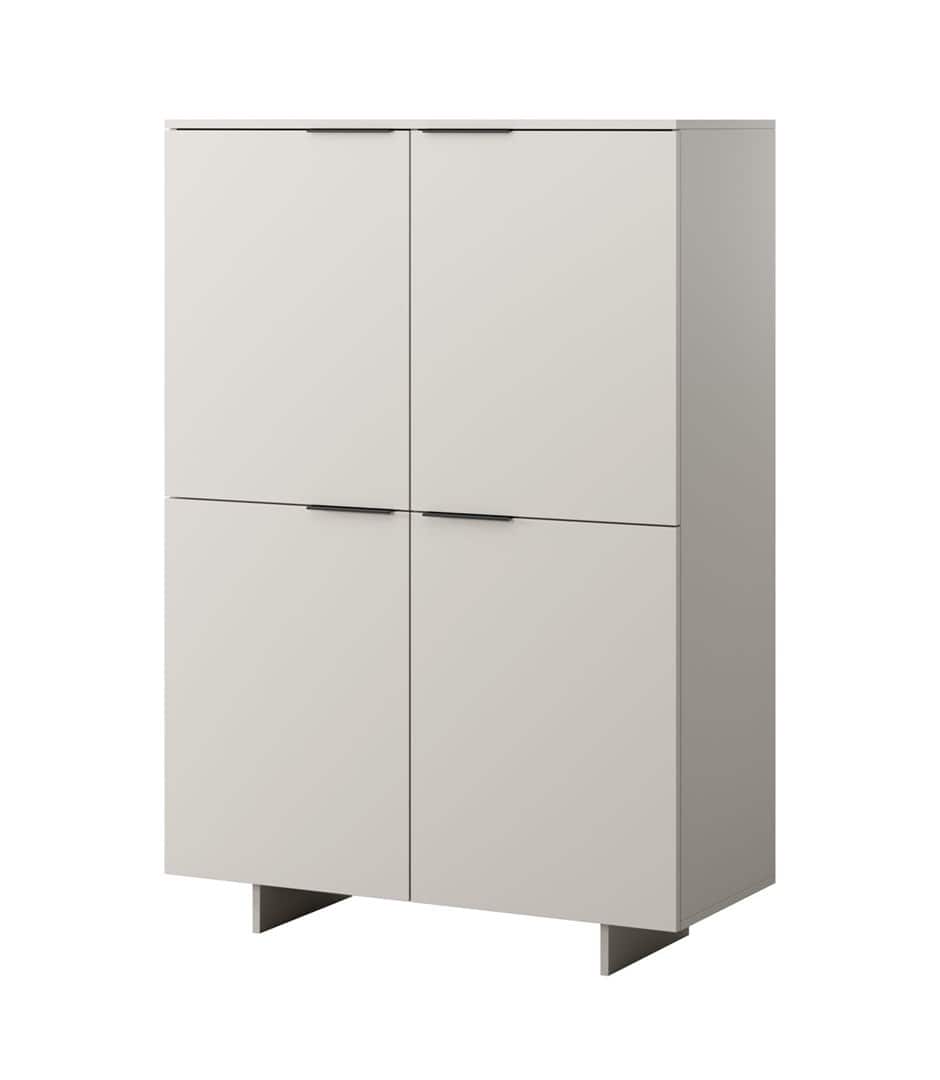 Komoda 4D ALMA 100x41,5xH145 kaszmir — zdjęcie 1 z 4