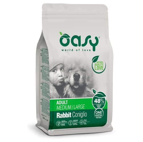 Oasy One Animal Protein Adult M/L Rabbit 2,5kg
