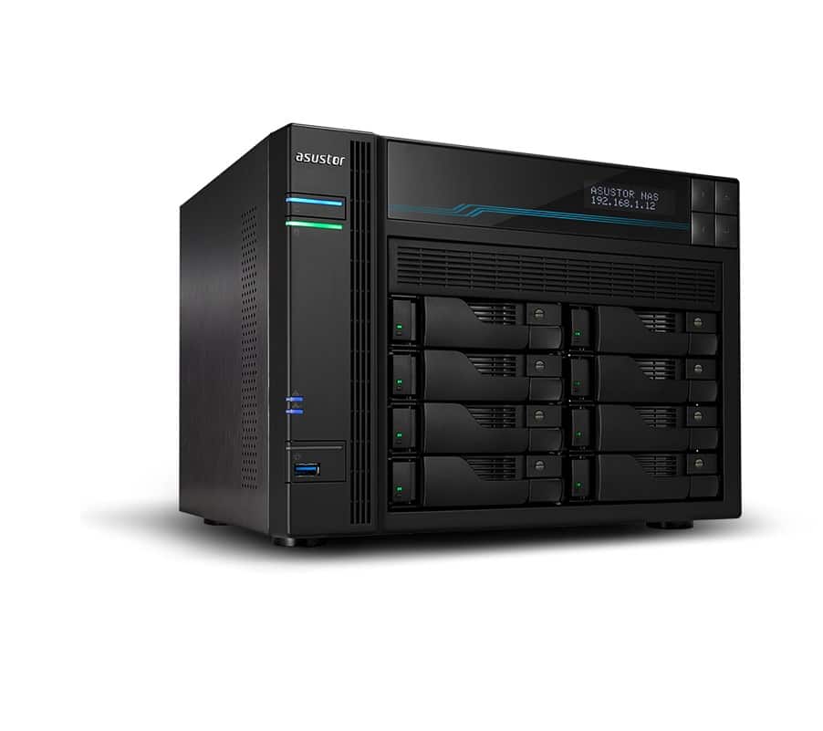 NAS Asustor AS6510T; LOCKERSTOR 10, Intel ATOM C3538 — zdjęcie 1 z 6
