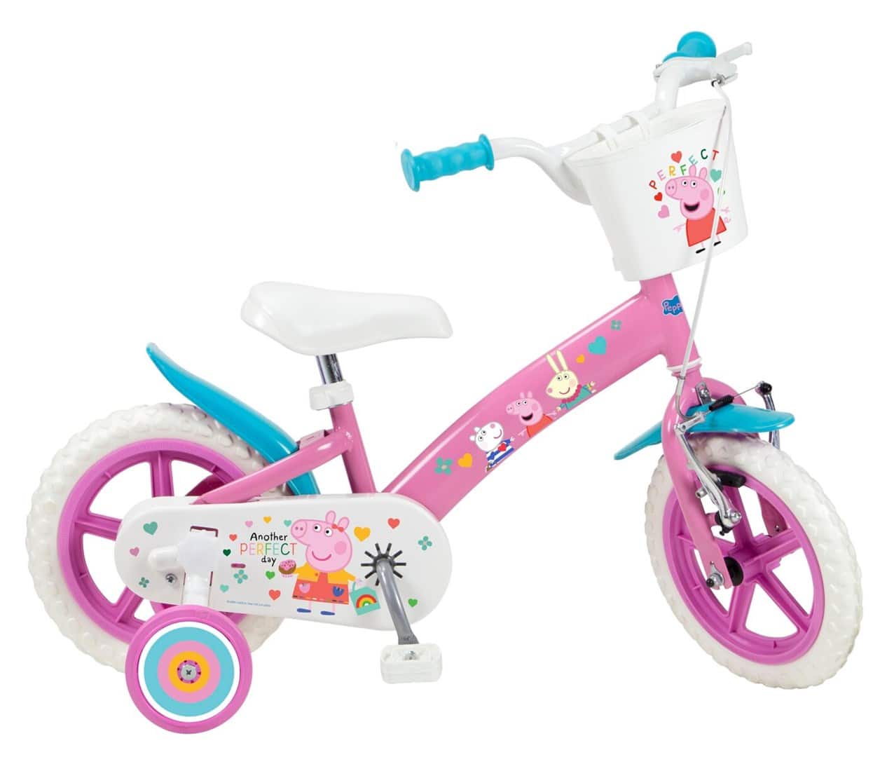 Rower dziecięcy 12" Świnka Peppa 1195 Pink — zdjęcie 1 z 5