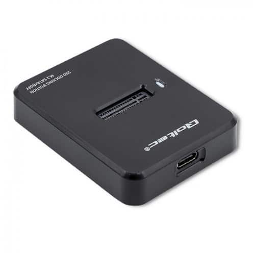 QOLTEC STACJA DOKUJĄCA DYSKÓW SSD M.2 SATA | NGFF | USB 3.1 — zdjęcie 1 z 8