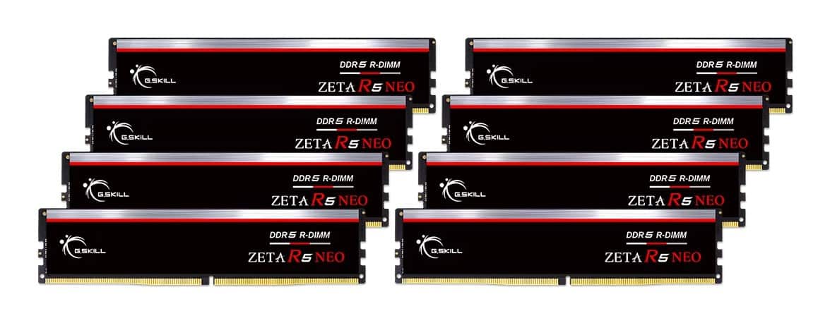 G.SKILL ZETA R5 NEO 8X32GB DDR5 6800MHz ECC — zdjęcie 1 z 2