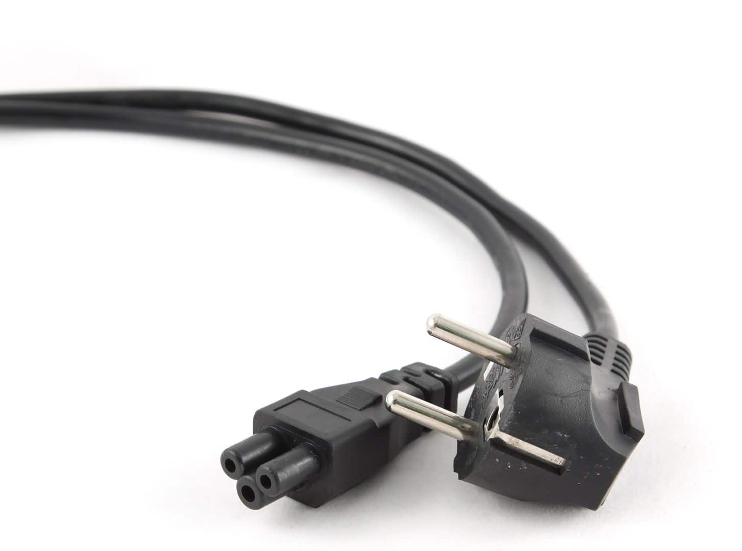 GEMBIRD KABEL ZASILAJĄCY CEE 7/7 -> C5 1,8M CZARNY — zdjęcie 1 z 2