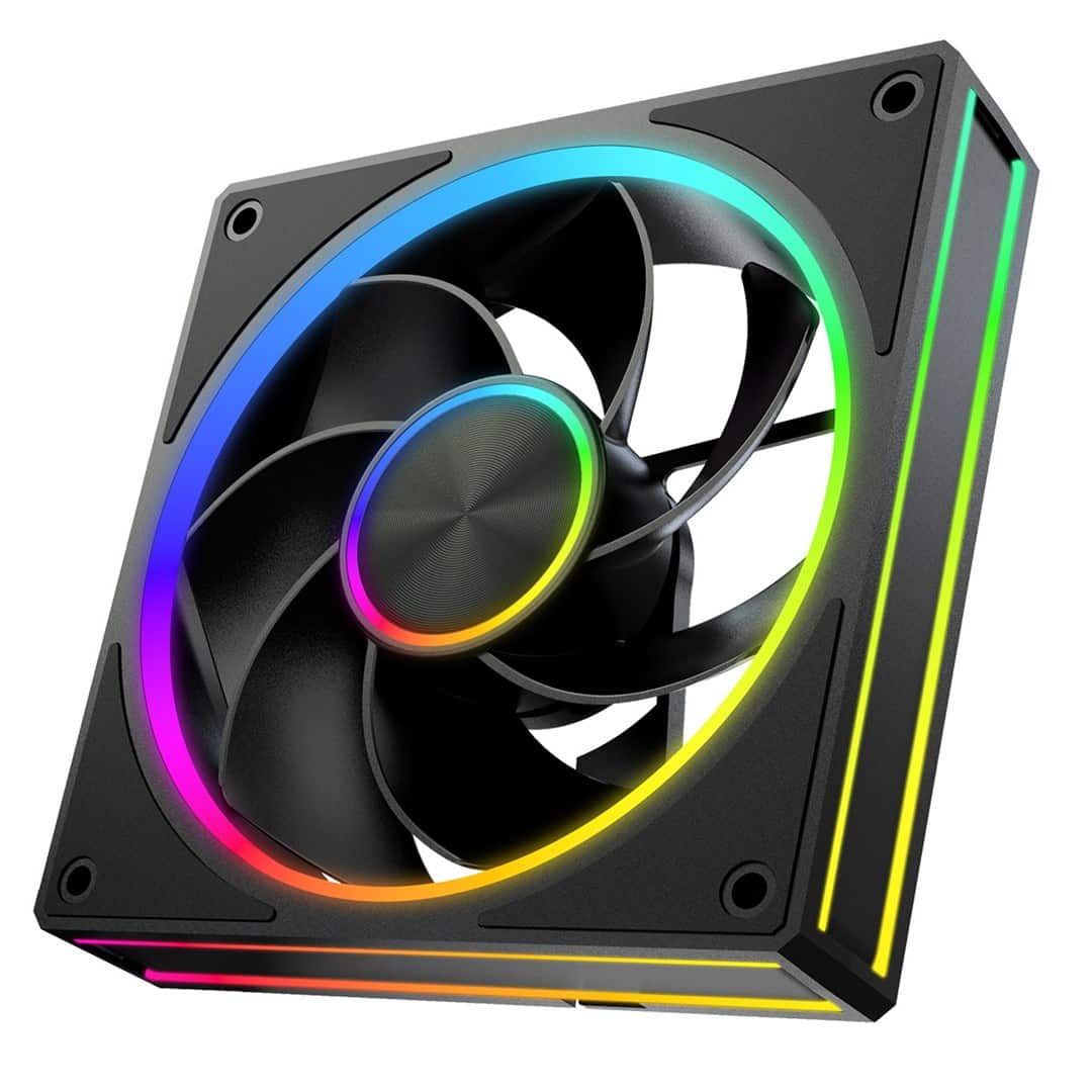 MODECOM VOLCANO LOOP 120 ARGB REVERSE FAN CZARNY — zdjęcie 1 z 7