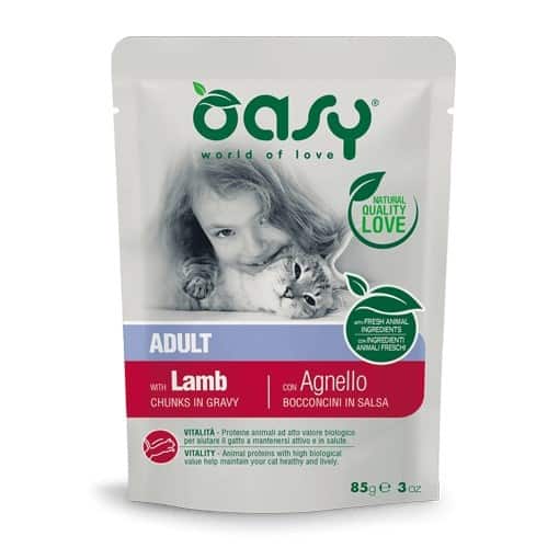 Oasy Chunks in gravy Adult LAMB 85gr