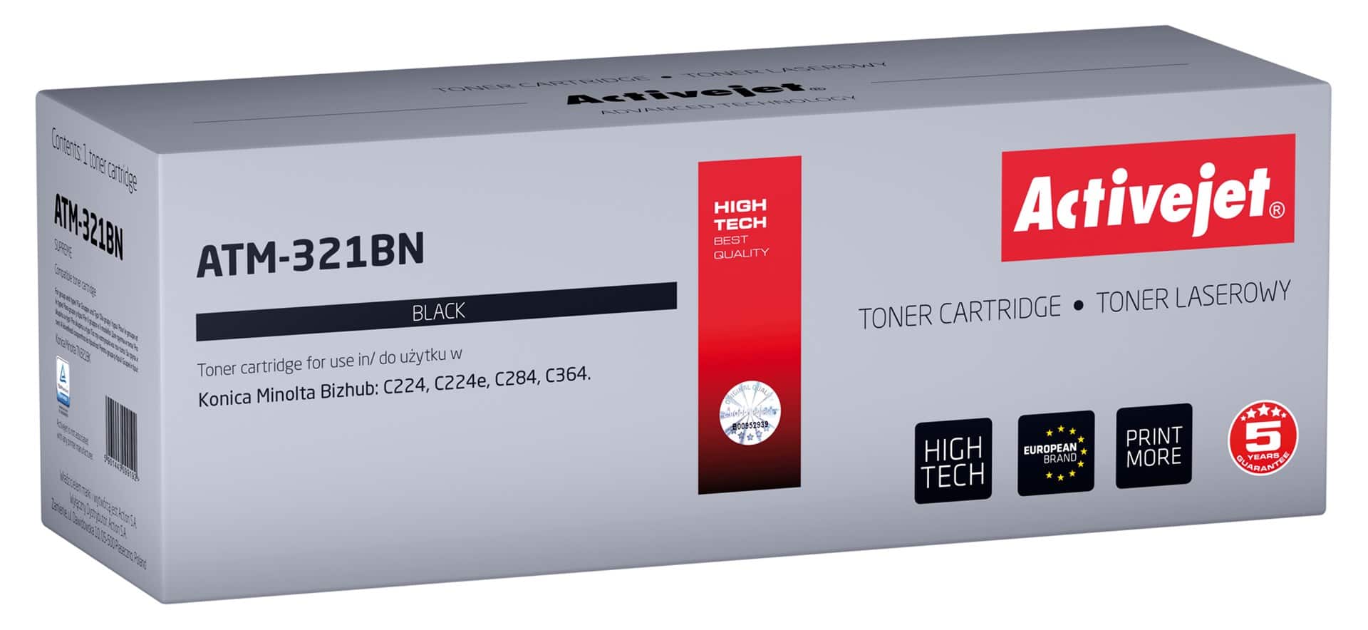 Activejet ATM-321BN Toner - Zamiennik dla Minolta Bizhub