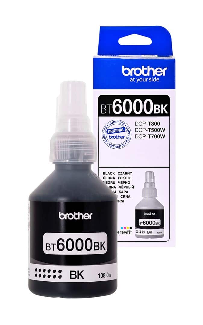 Tusz Brother czarny BT6000BK, 6000 stron — zdjęcie 1 z 5